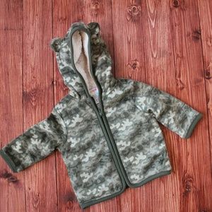 NWOT Camouflage Hoodie 6-9 months